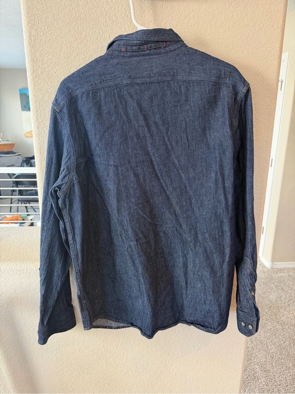 Banana Republic Men's Indigo Denim Button-Down Shirt